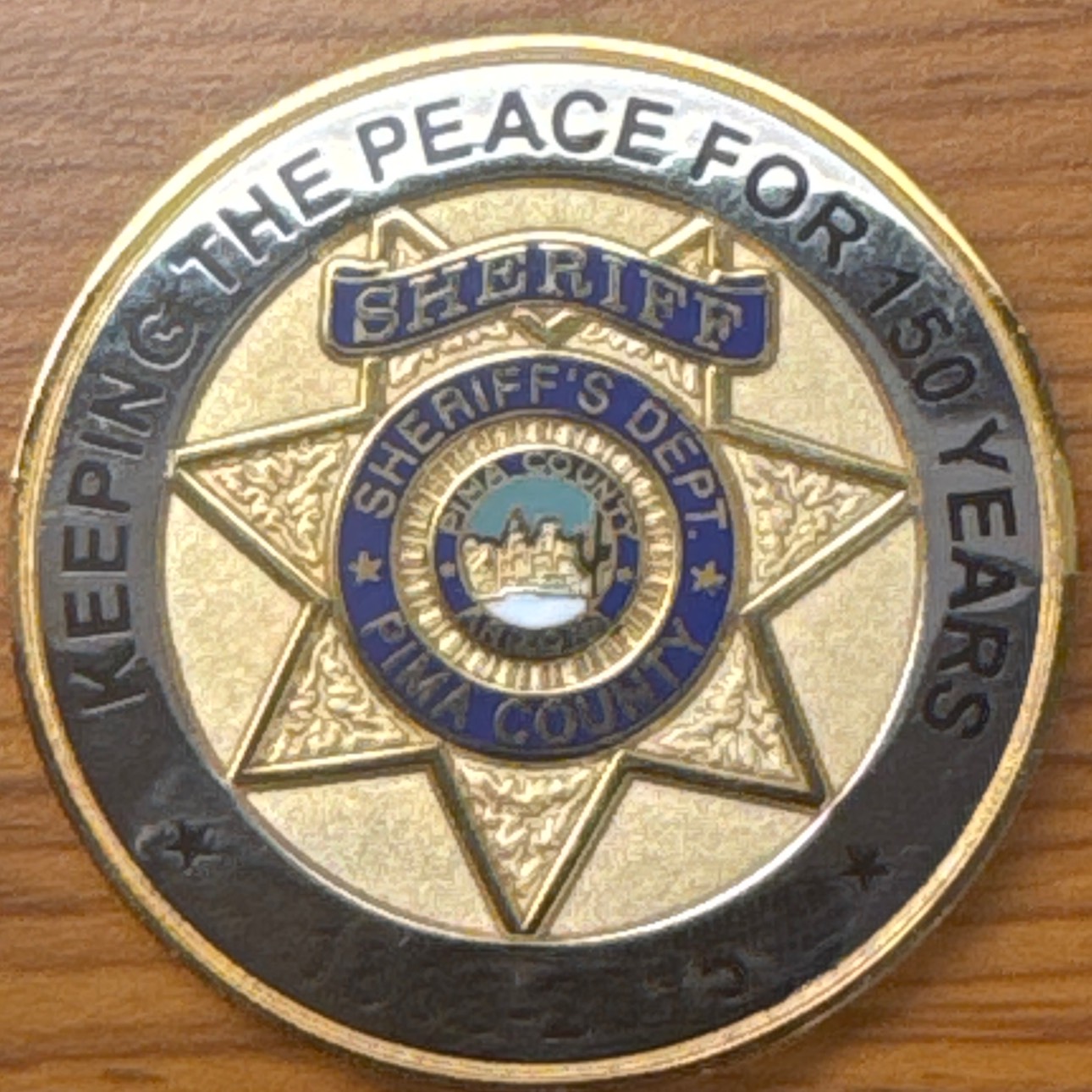 Pima County Sheriff’s Department Arizona Territory — front