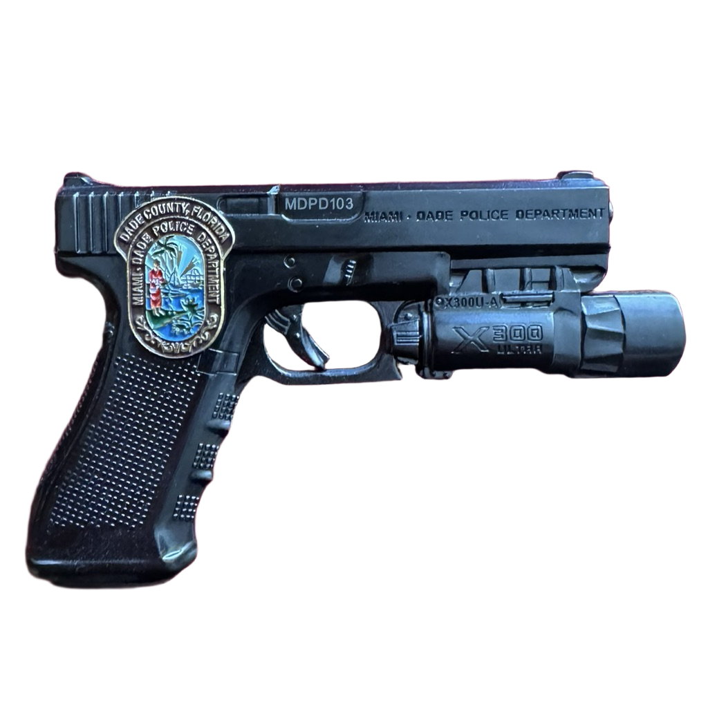 Miami-Dade Police Department Glock Coin — front