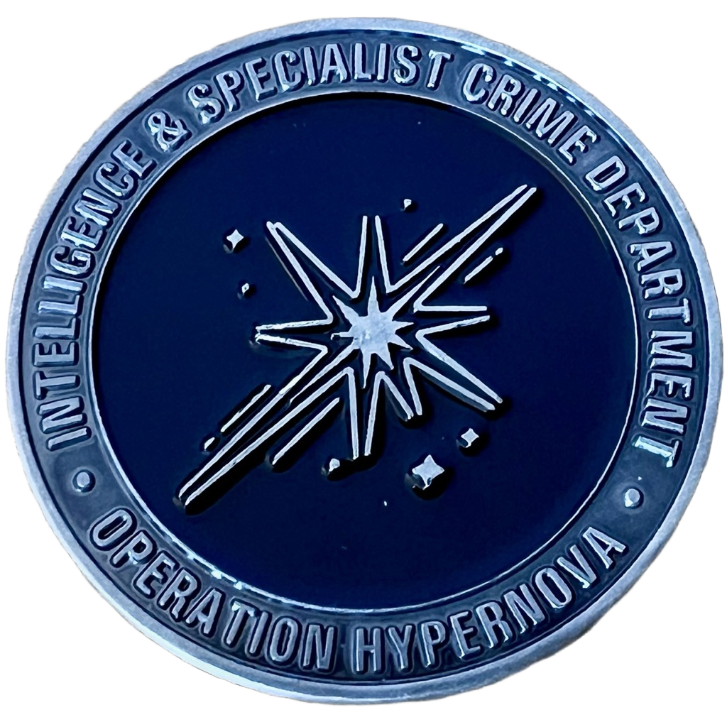 Operation Hypermonia Challenge Coin — front