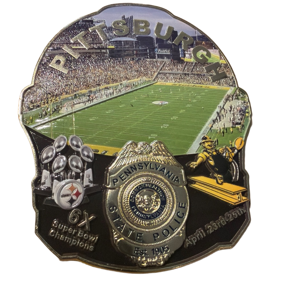 Pennsylvania State Police Draft Coin — back
