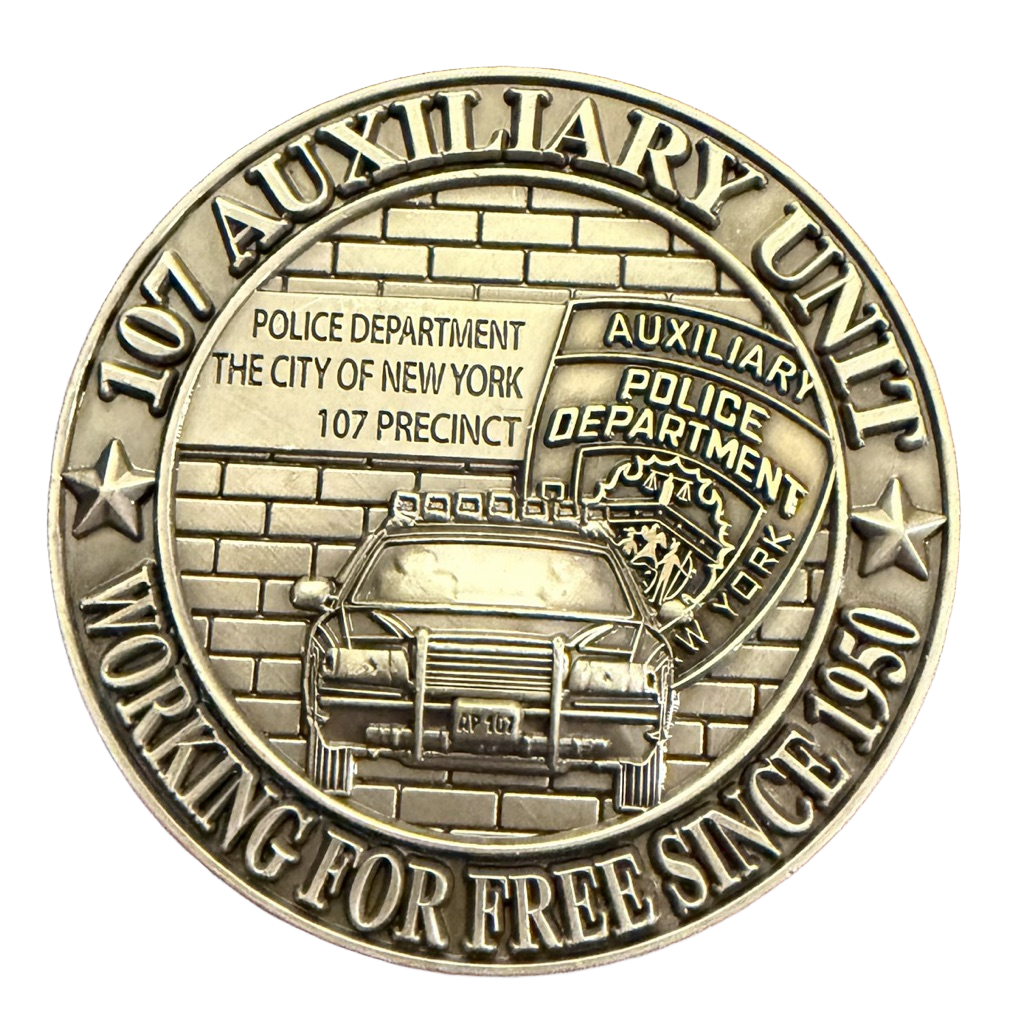 Queens South 107th Precinct Auxiliary Unit — back
