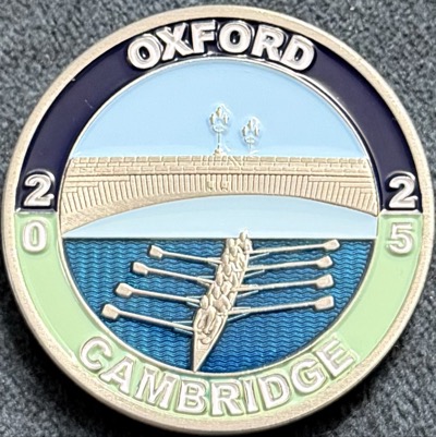 Metropolitan Police Marine Policing Unit Oxford vs Cambridge Challenge Coin
