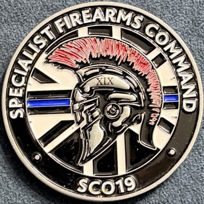 Metropolitan Police Special Firearms Command SCO19 The Queen’s Platinum Jubilee 2022 Challenge Cojn