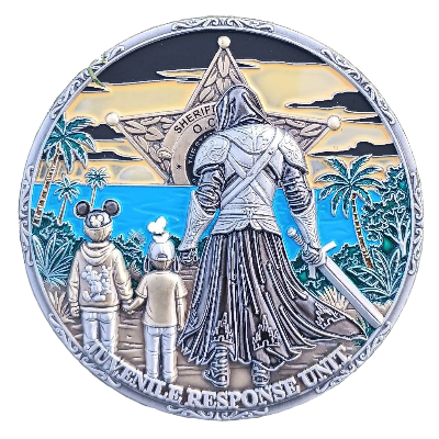 Orange County Sheriff's Office Juvenile Response Unit Challenge Coin