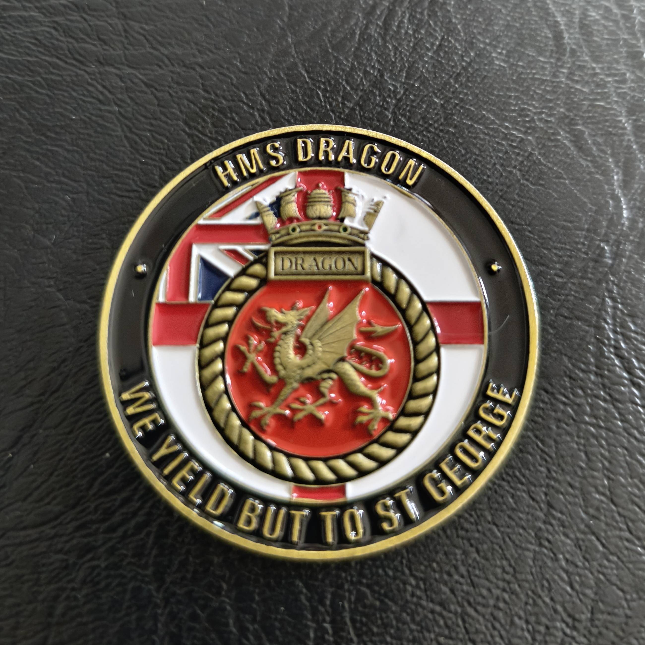 HMS Dragon — front
