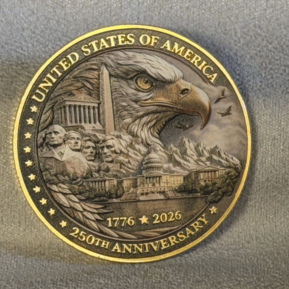 250th USA — back