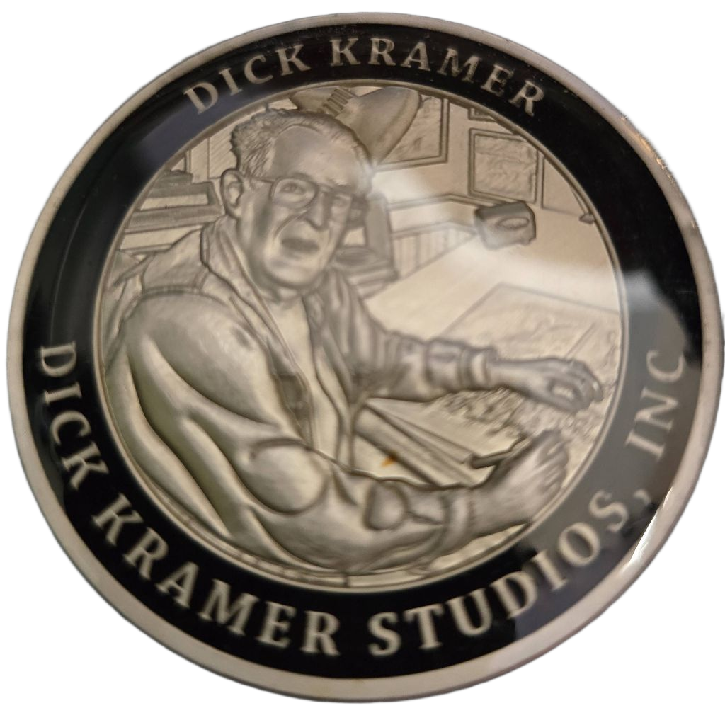 Dick Kramer coin 2 in a series of 15 — back