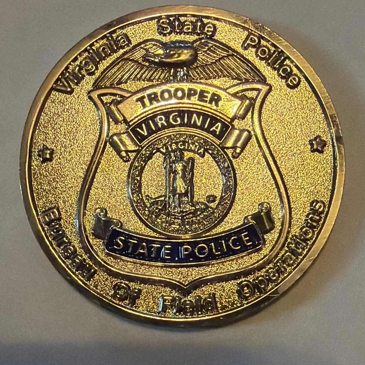 Trooper / agent — back