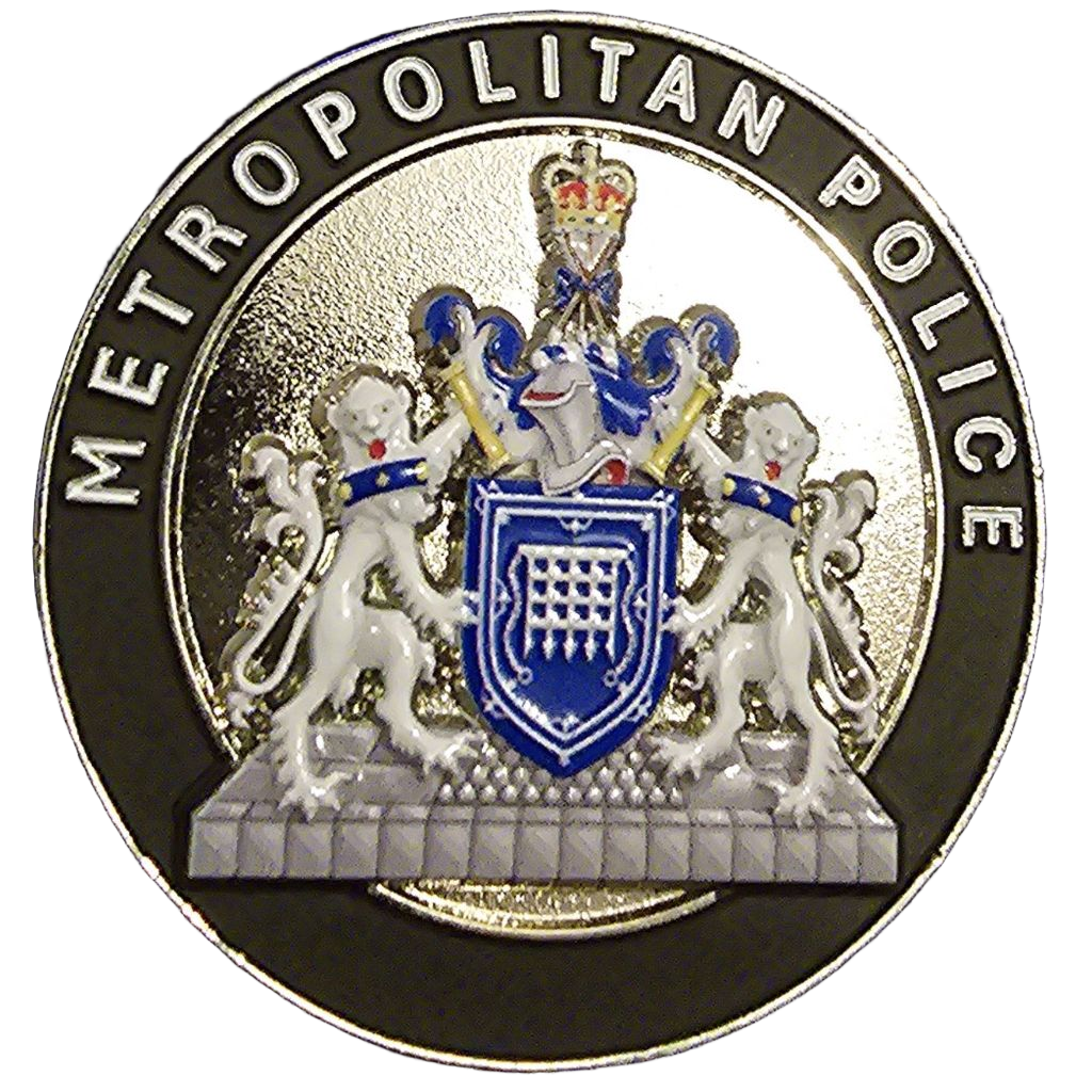Metropolitan Police Challenge Coin — back