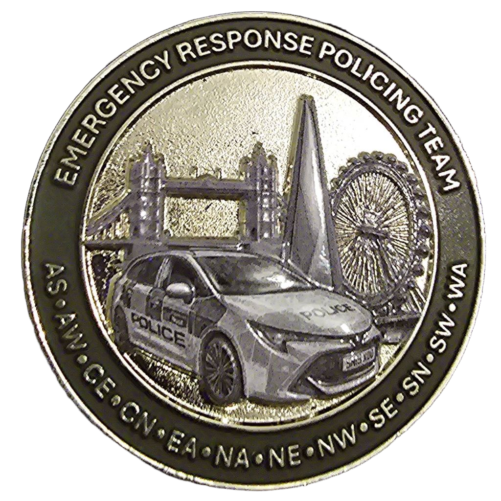 Metropolitan Police Challenge Coin — front