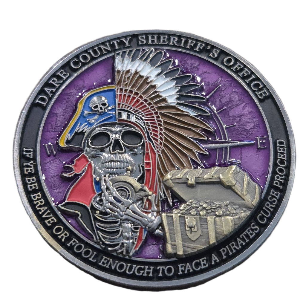 Dare County Sheriff's Office Cape Hatteras Coin — front