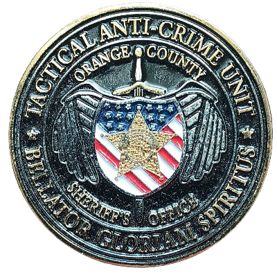 Orange County Tactical Anti-Crime Unit Challenge Coin