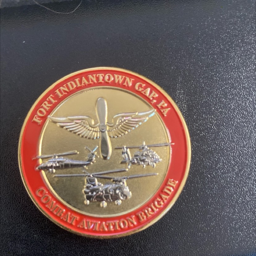 28th Infantry Division Challenge Coin — back