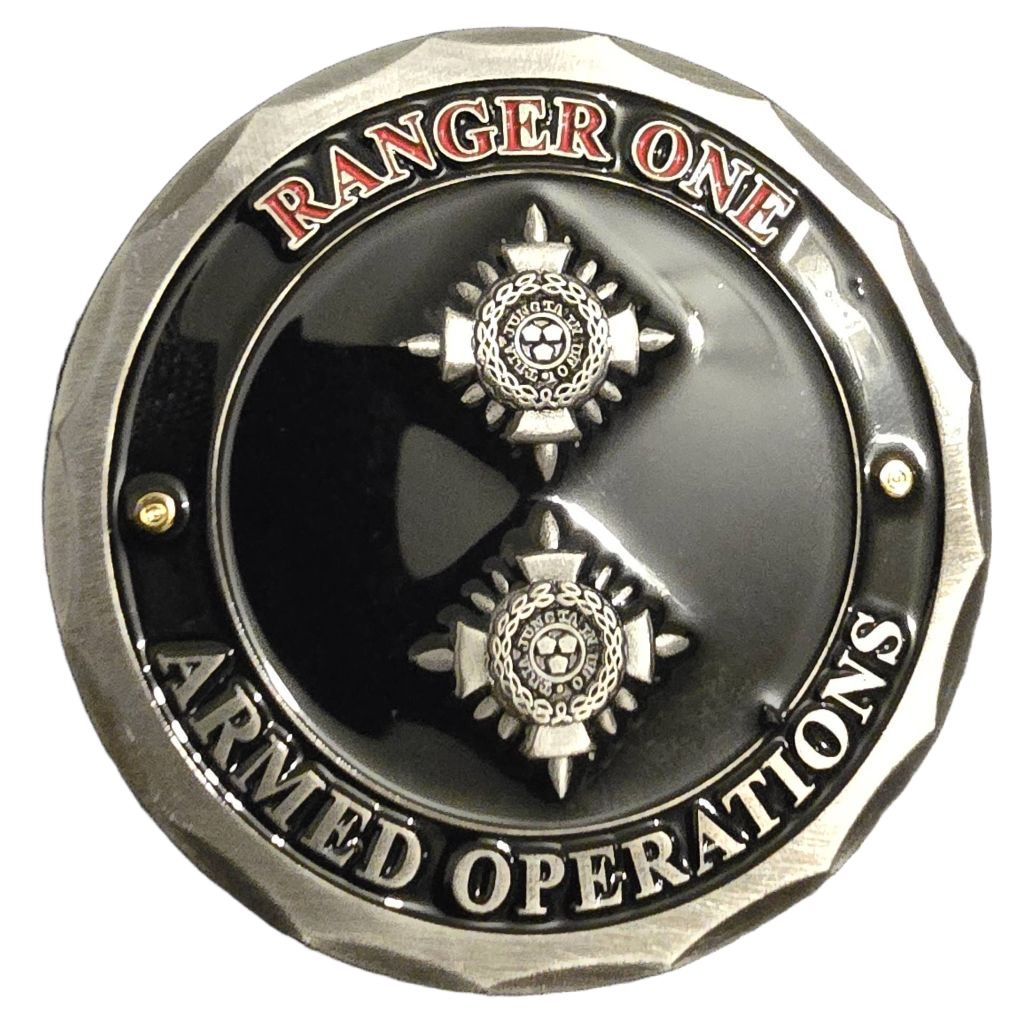 Special Operations Protection Command Ranger Challenge Coin — back