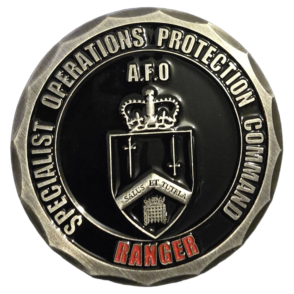Special Operations Protection Command Ranger Challenge Coin — front