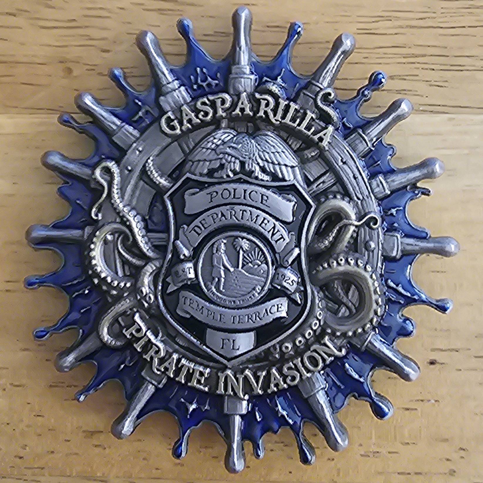 Temple Terrace Police Department Gasparilla Pirate Invasion — front