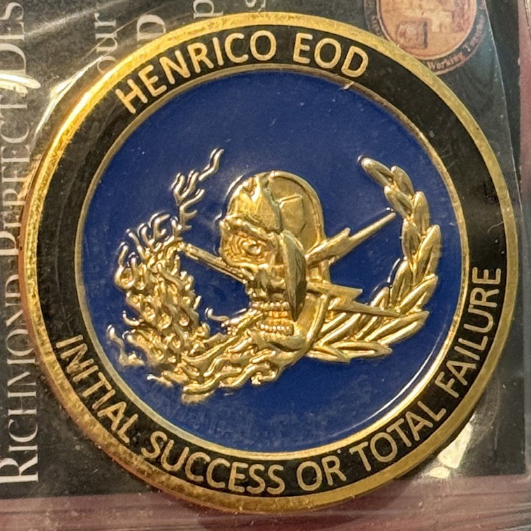 Henrico Police EOD — back