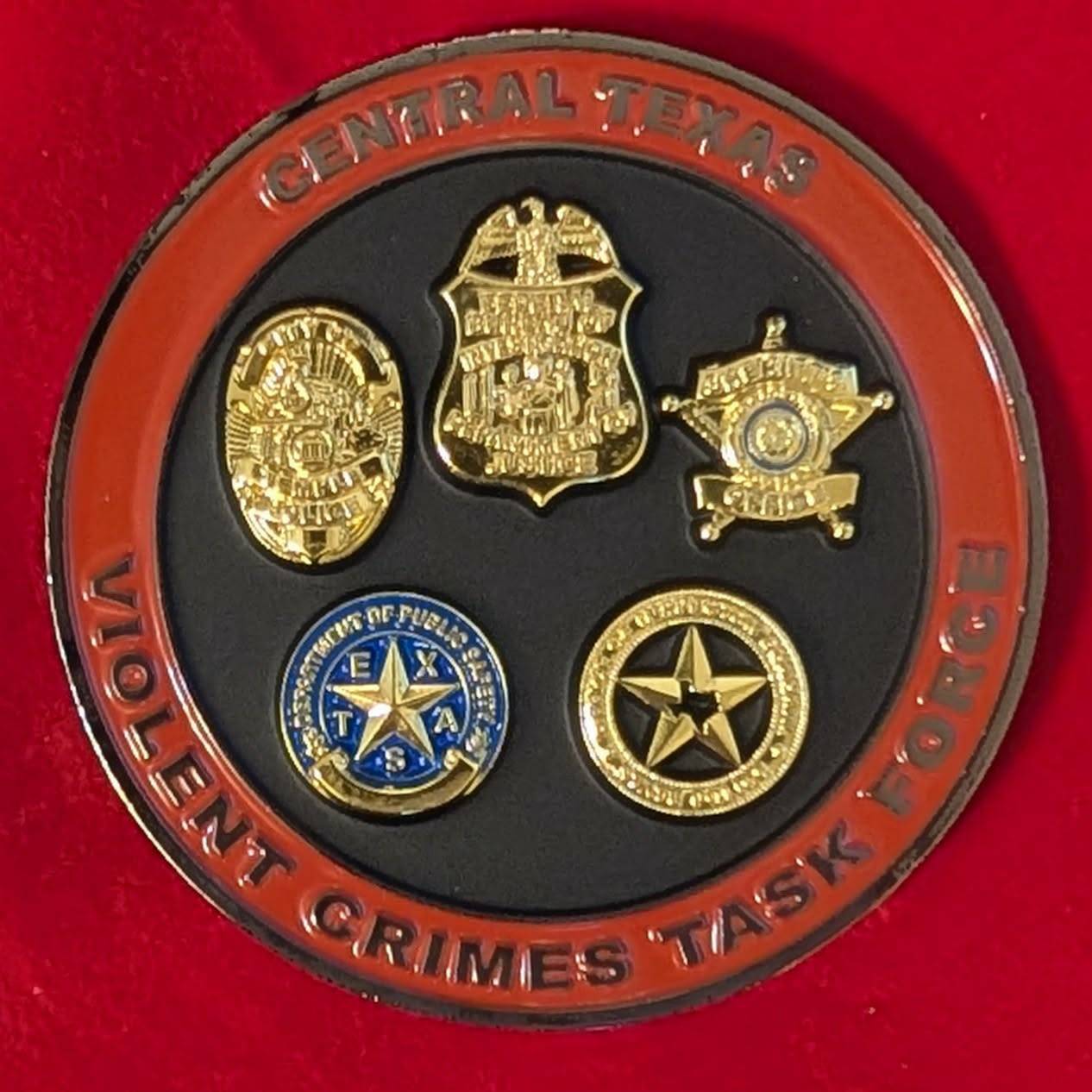 FBI Violent Crimes Task Force Coin — back