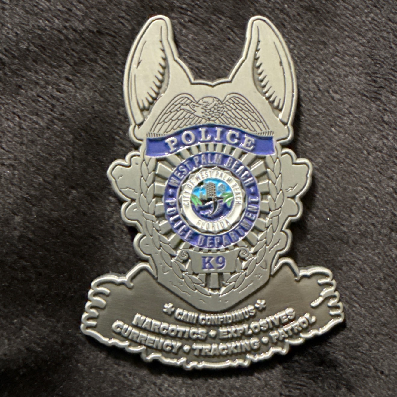 West Palm Beach Police Department K9 Unit — back