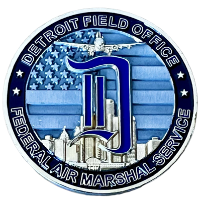 Detroit Field Office Federal Air Marshal Service Challenge Coin