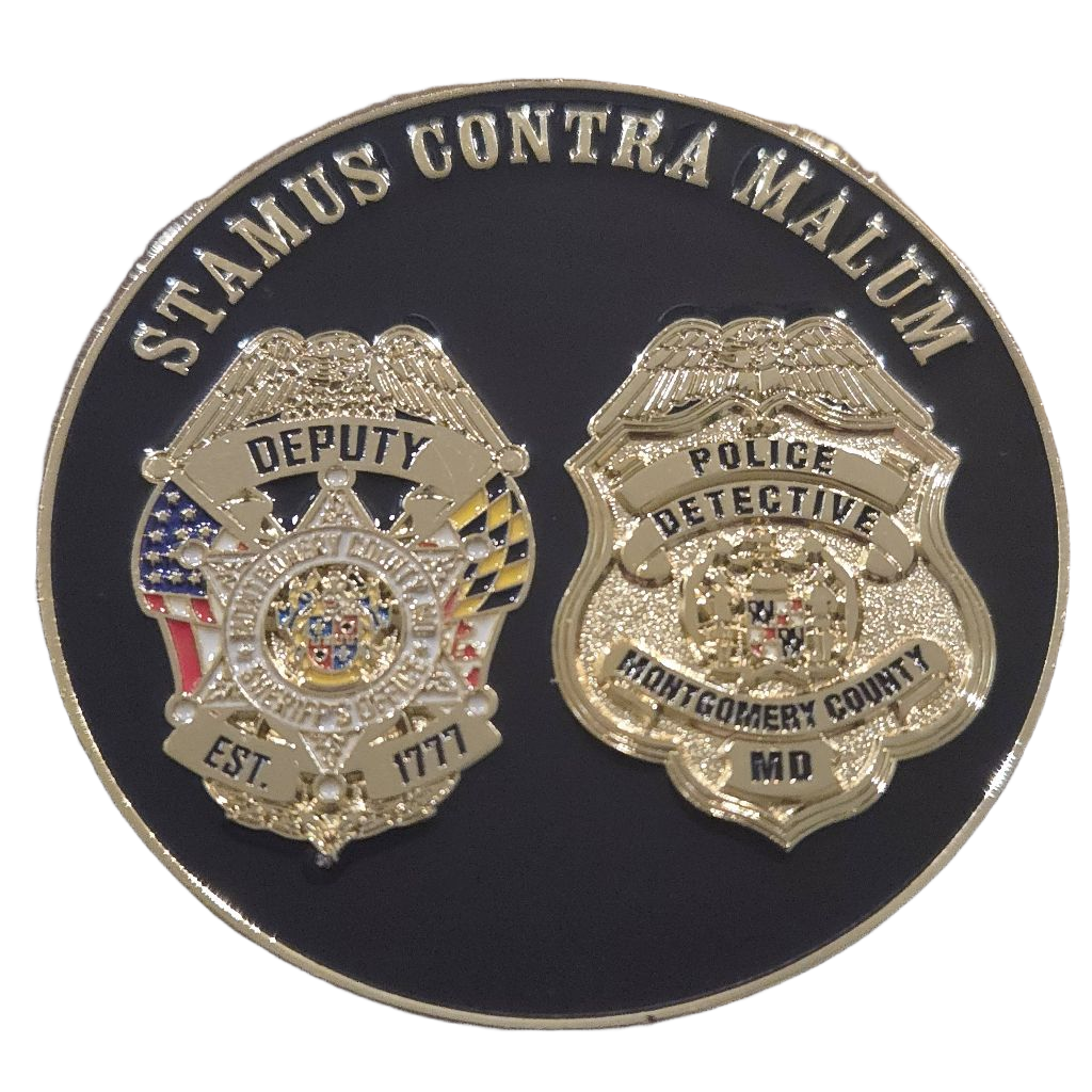 Montgomery County Domestic Violence Coin — back