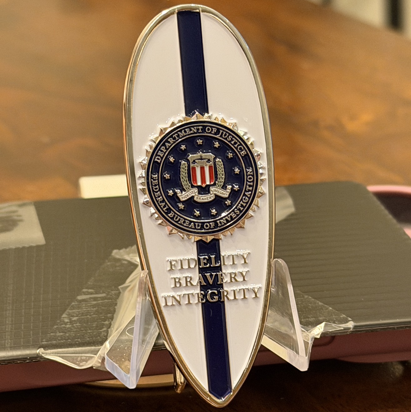 FBI Miami Surfboard — back