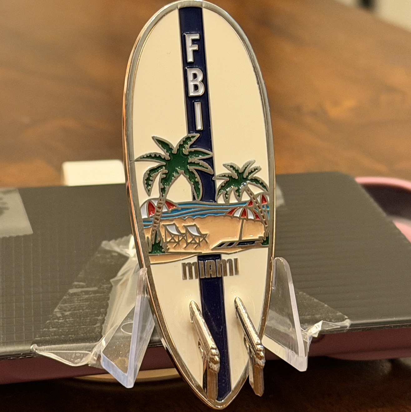 FBI Miami Surfboard — front
