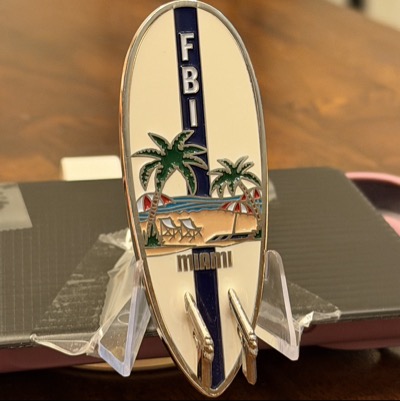 FBI Miami Surfboard