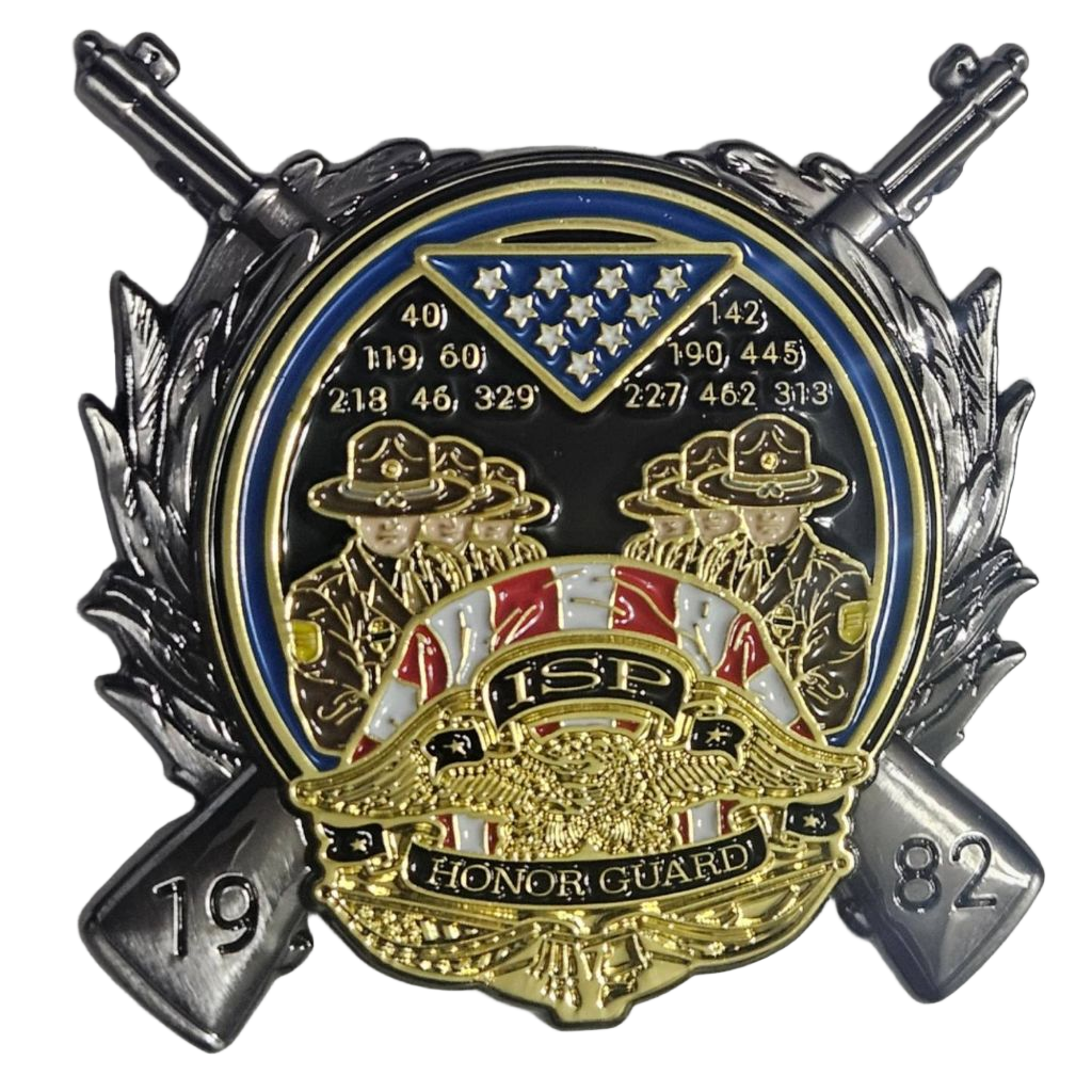 Iowa State Patrol Honor Guard — back