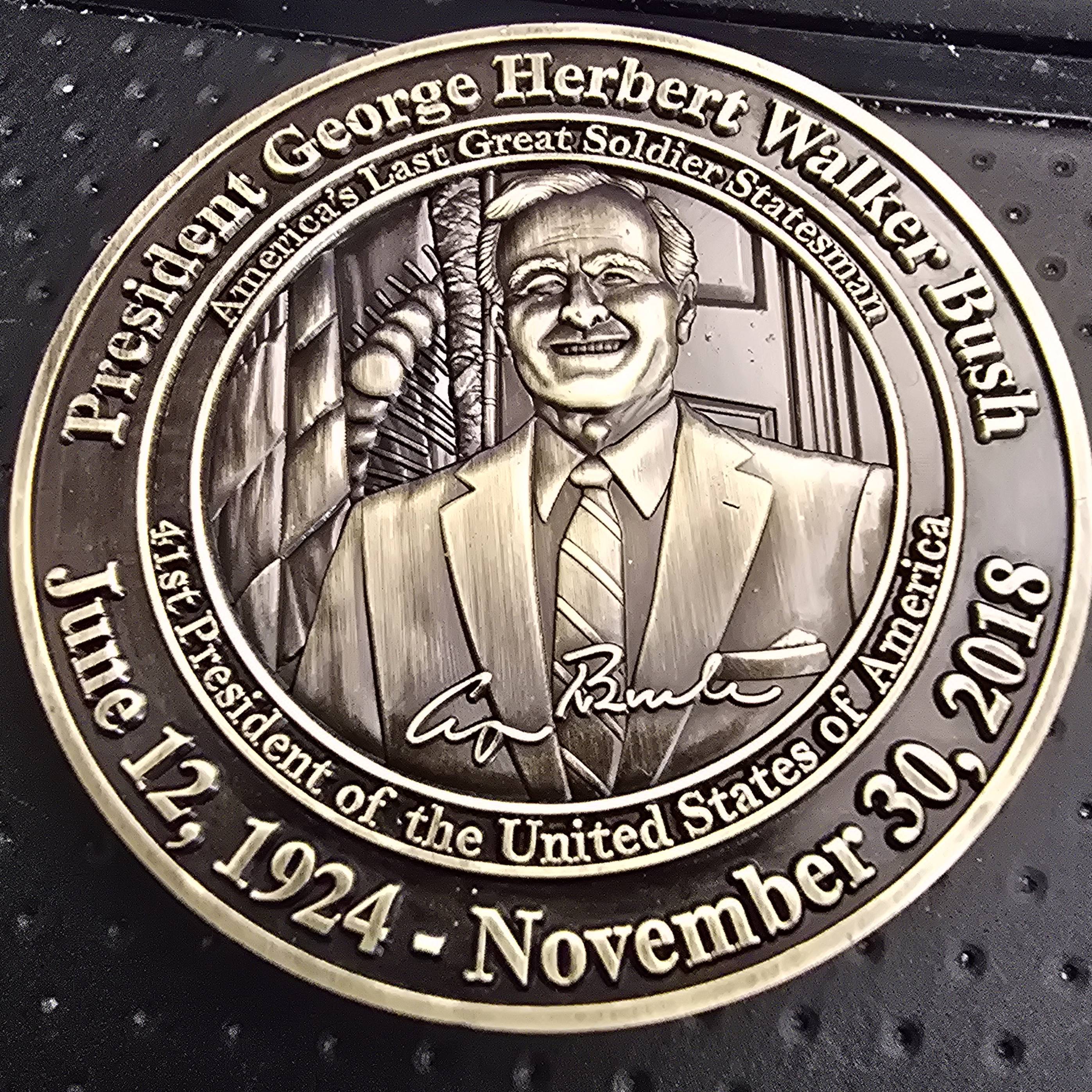 President George HW Bush — front