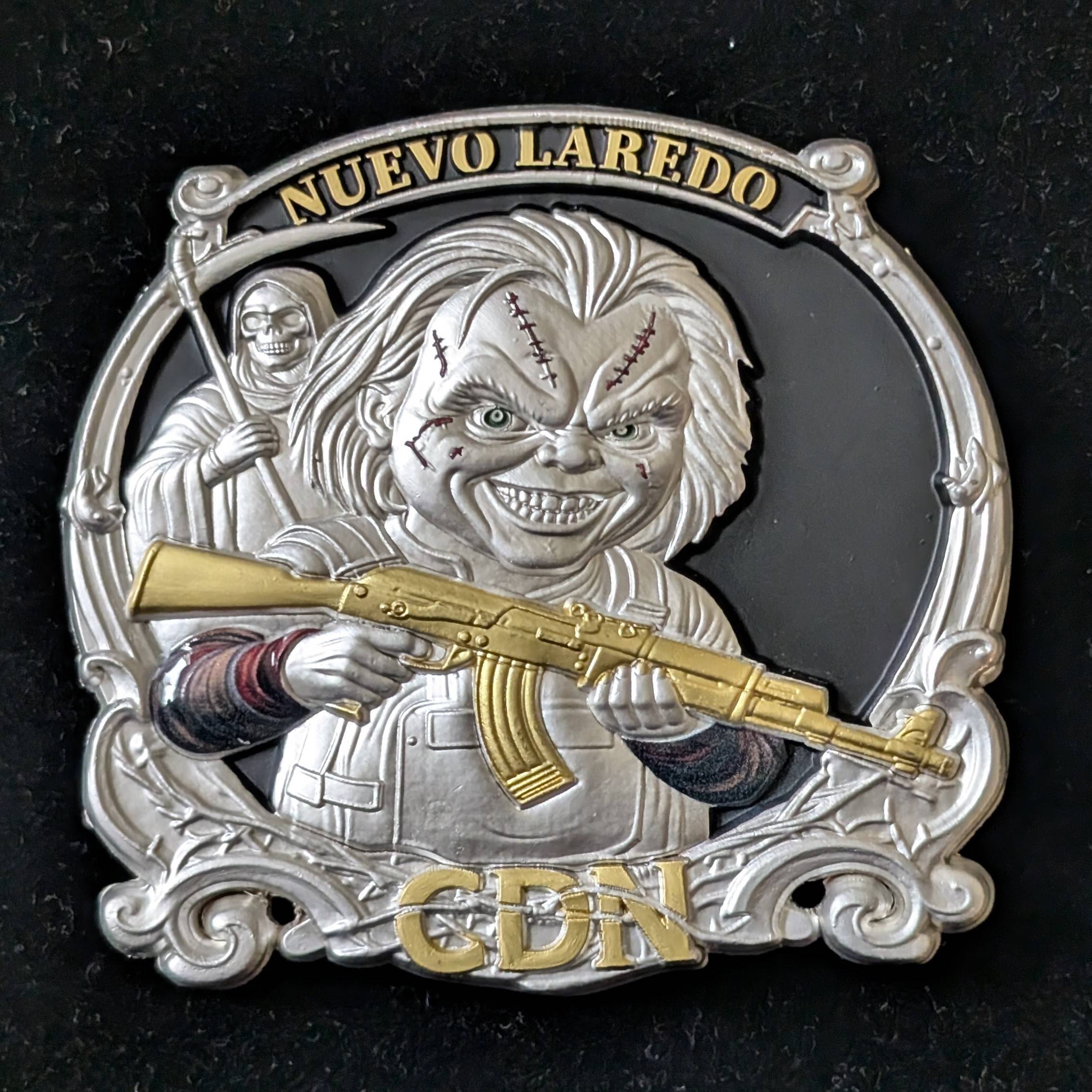 Nuevo Laredo CID Coin — back
