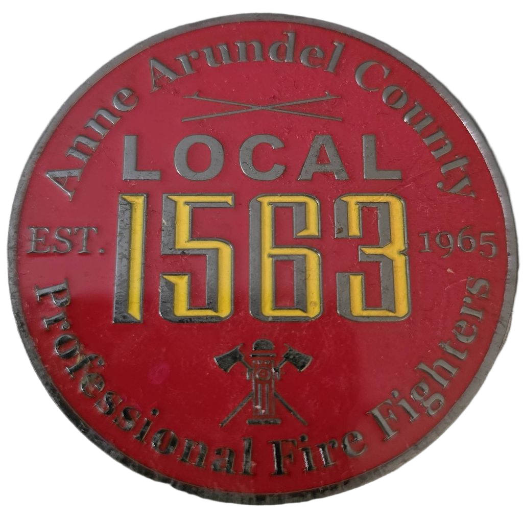 Local 1563 Anne Arundel County Professional firefighters — back
