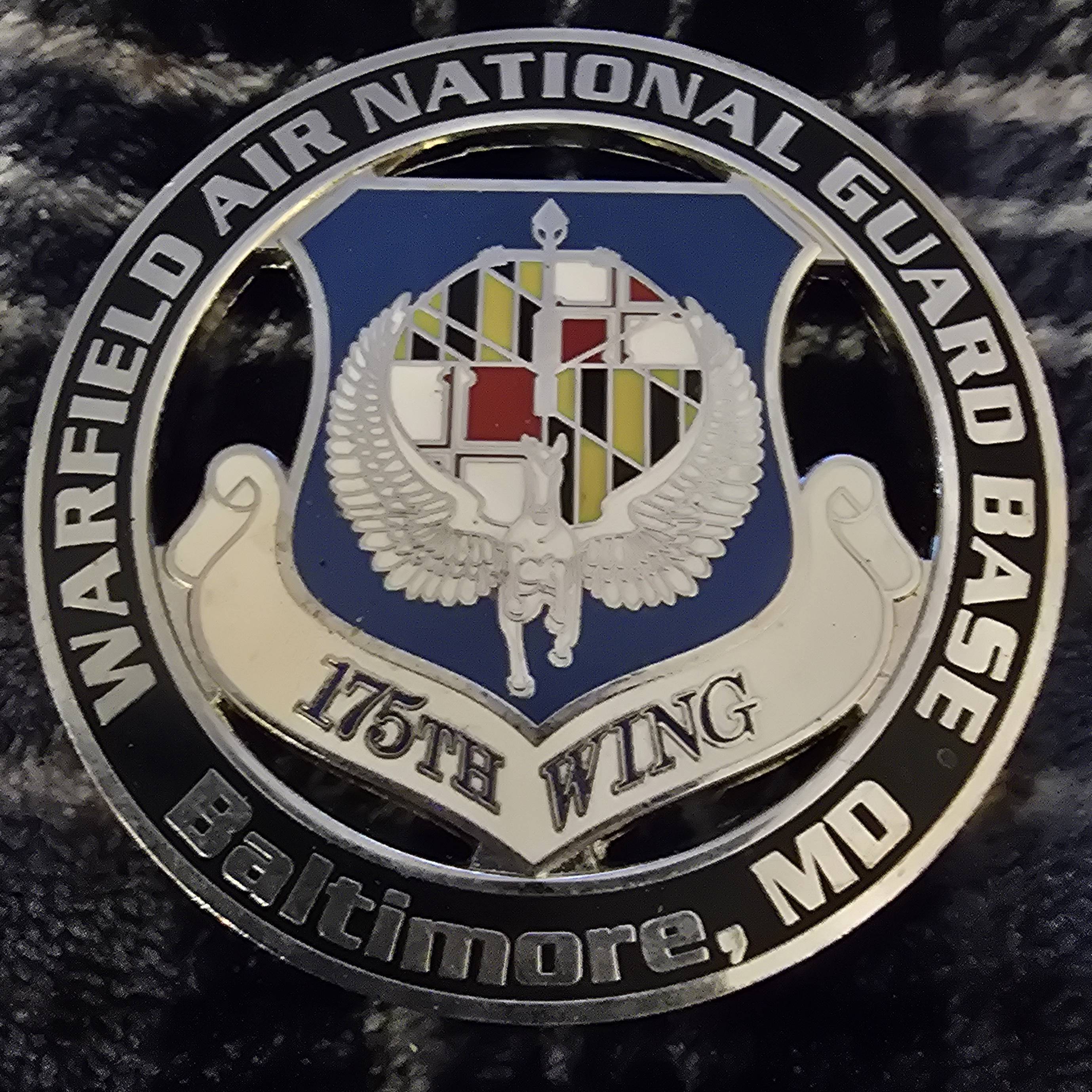 175th Wing Warfield Air National Guard Base — front