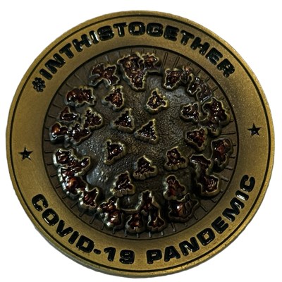 Frontline Heroes COVID-19 Pandemic Challenge Coin