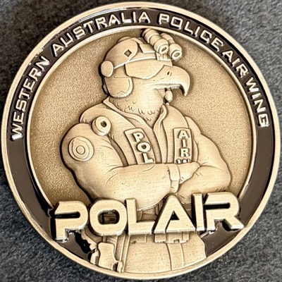 Western Australia Police Force Air Wing Challenge Coin