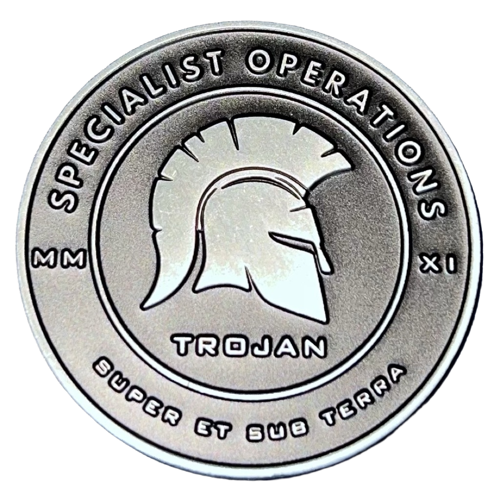 British Transport Police Armed Policing Challenge Coin — front
