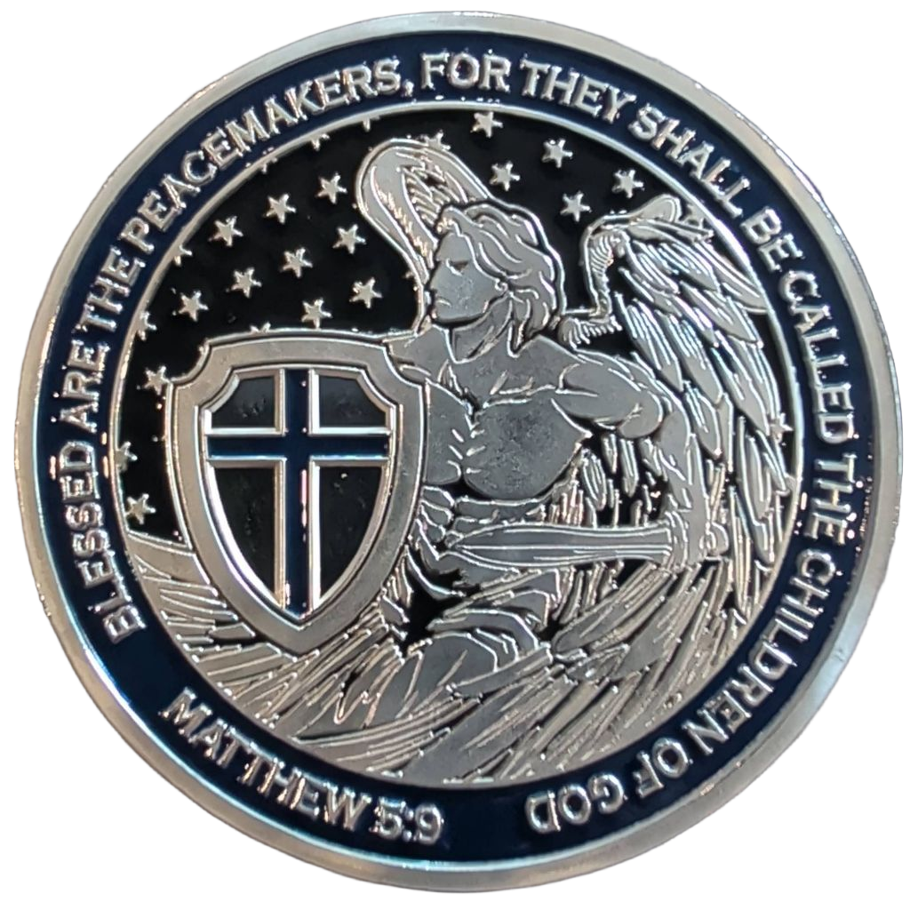 Saint Michael Police Coin — front