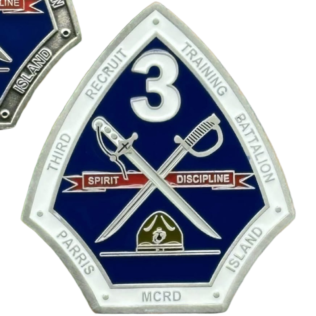 THIRD RECRUIT TRAINING BATTLION KILO Company  PLATOON 3016 SPIRIT DISCIPLINE  MCRD PI — back