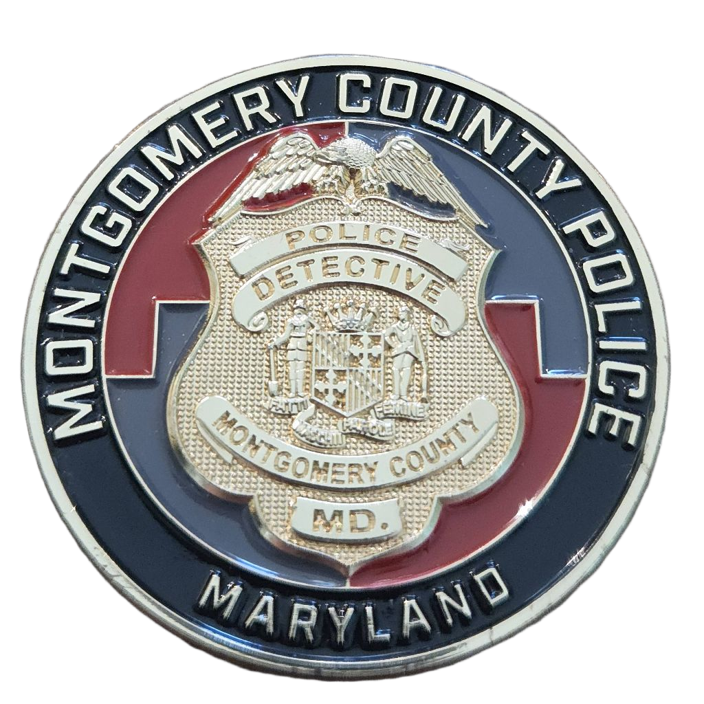 Montgomery County Police SID Coin — front
