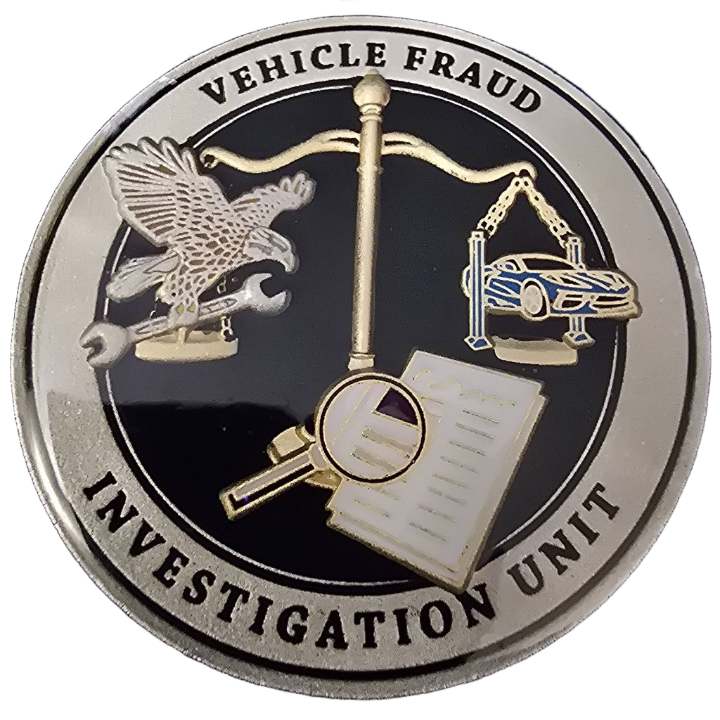 Pennsylvania state police vehicle fraud investigation unit — back