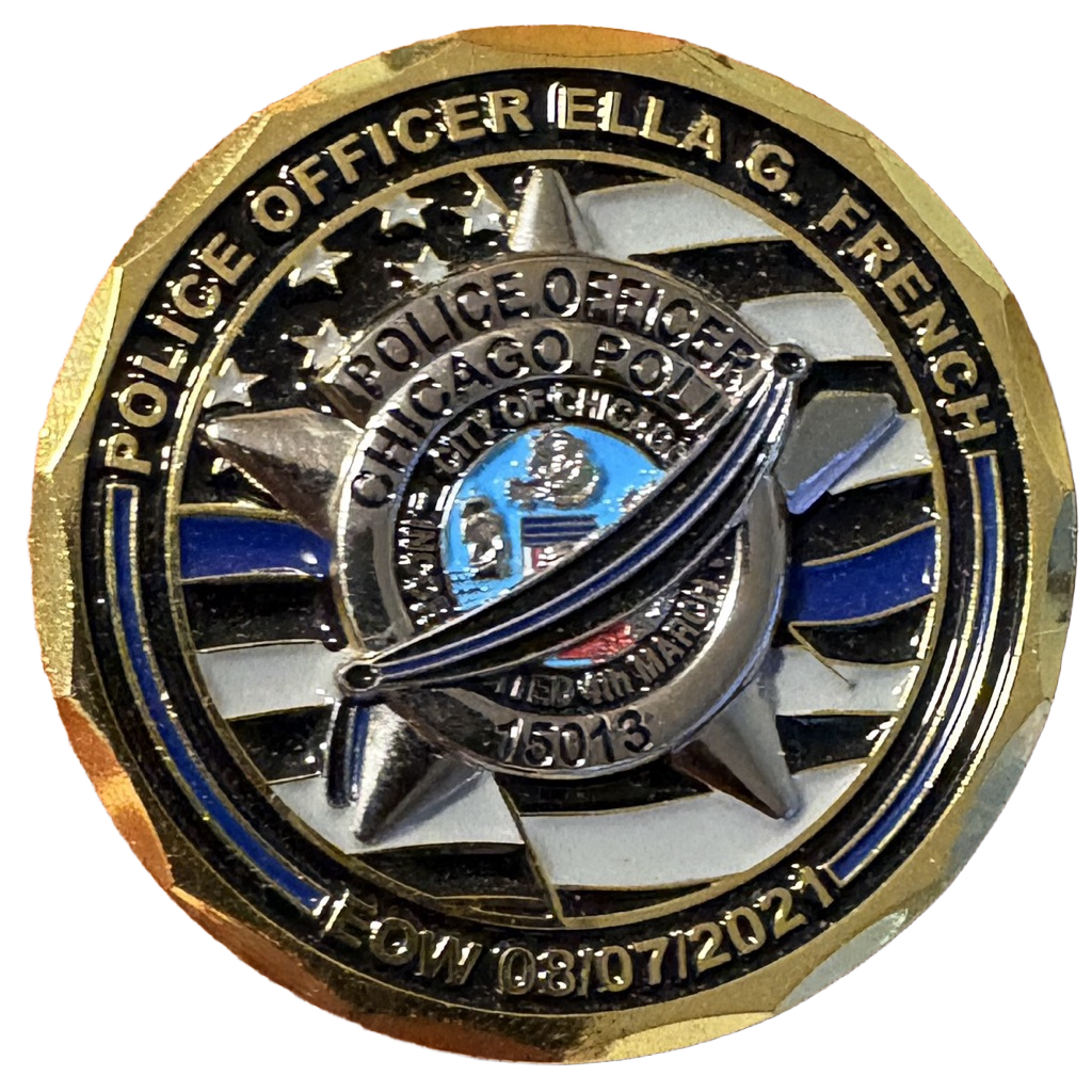 CPD Officer Ella French Memorial Coin — front