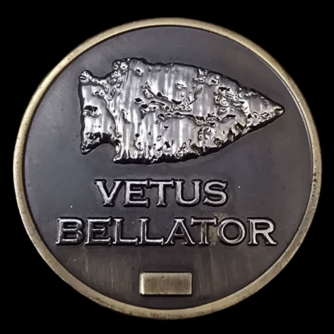 Vetus Bellator Challenge Coin — front