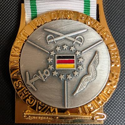 Medaille "Wachsamkeit ist der Preis der Freiheit"