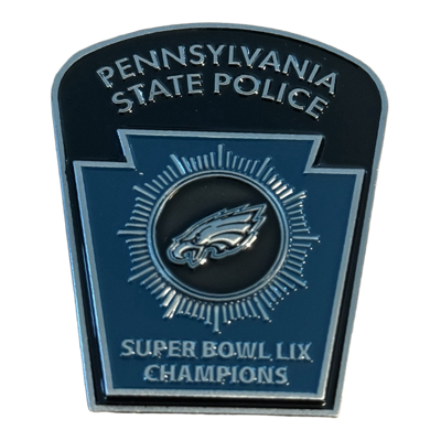 Pennsylvania State Police Super Bowl LIX Champions Challenge Coin