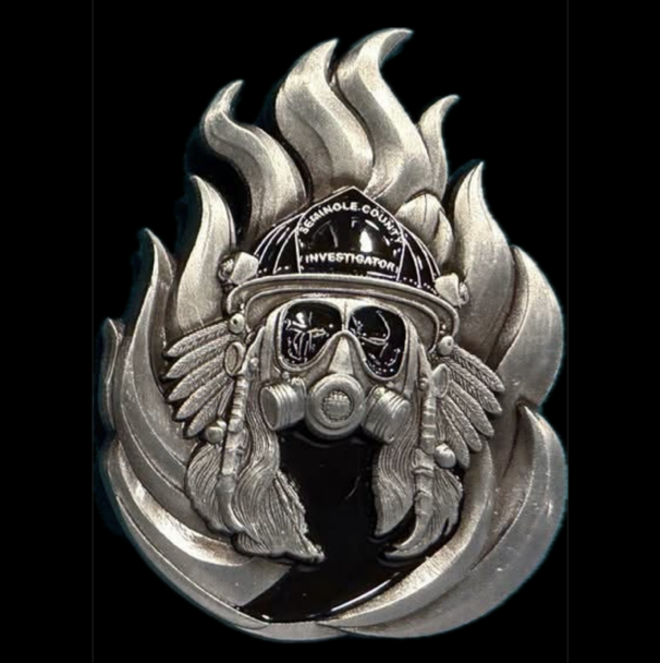 Seminole County Fire Investigation Mack (silver) — front