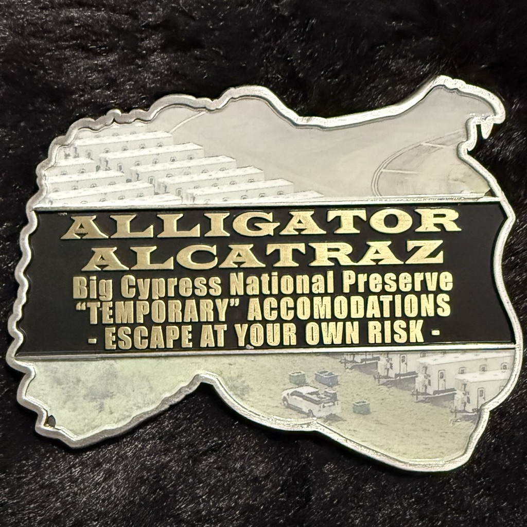 ICE Alligator Alcatraz — back
