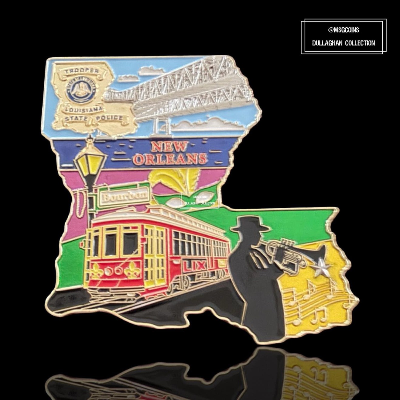 Louisiana State Police Super Bowl Detail — back