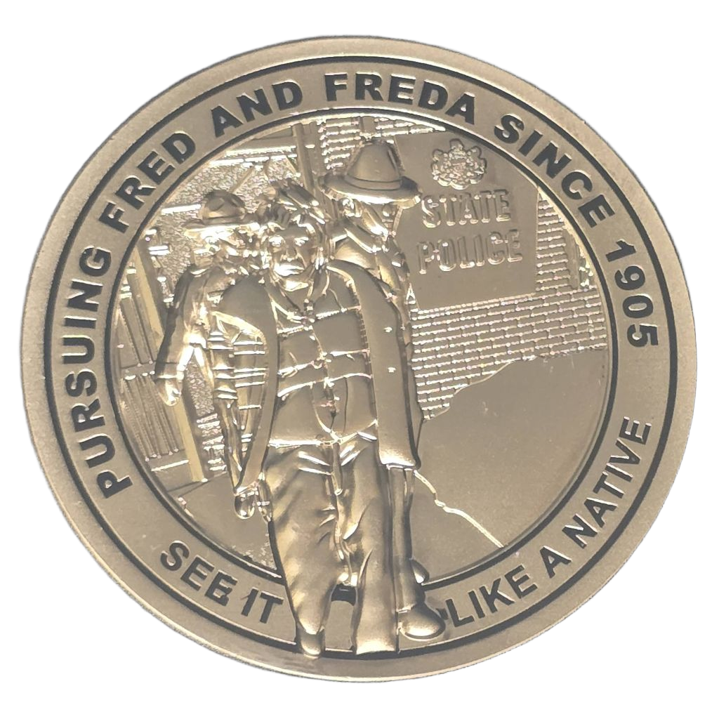 Pennsylvania state police, pursuing Fred and Frida since 19 0 5. — back