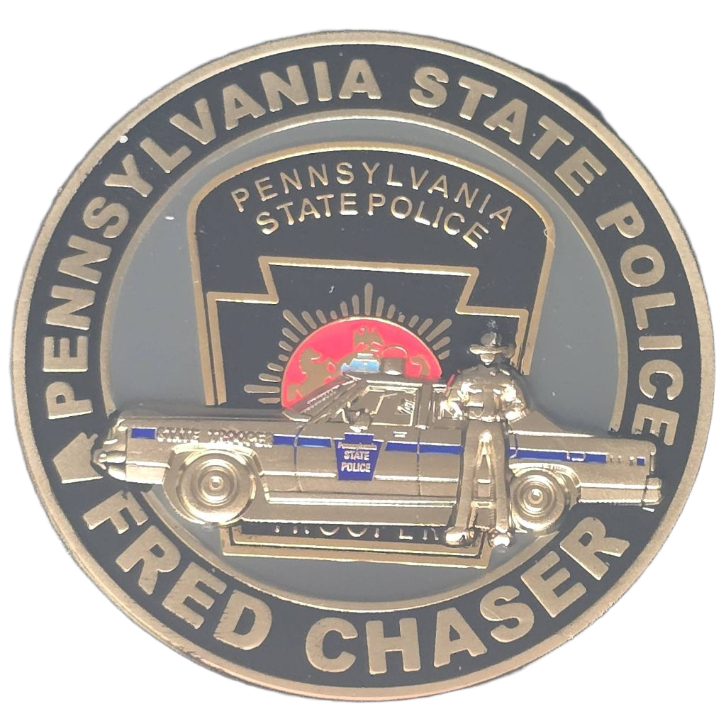 Pennsylvania state police, pursuing Fred and Frida since 19 0 5. — front