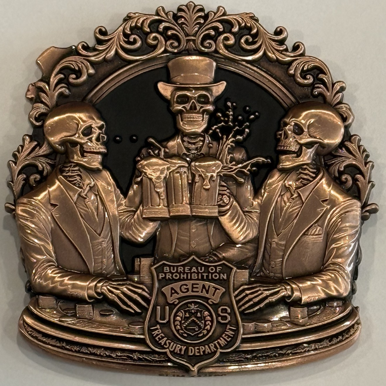 Defunct US Treasury Bureau of Prohibition — front
